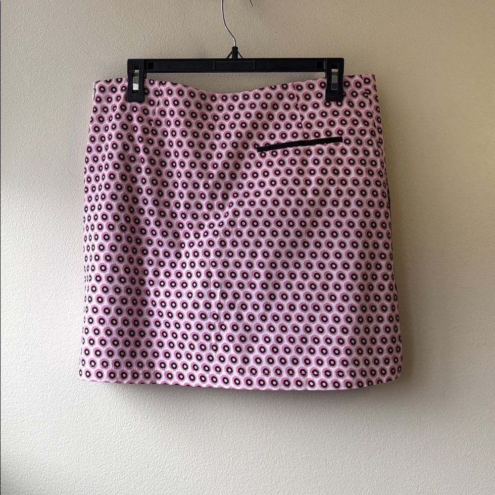 Golftini Women’s Pink & Black Geometric Print Skort Size 10 - Picture 4 of 5